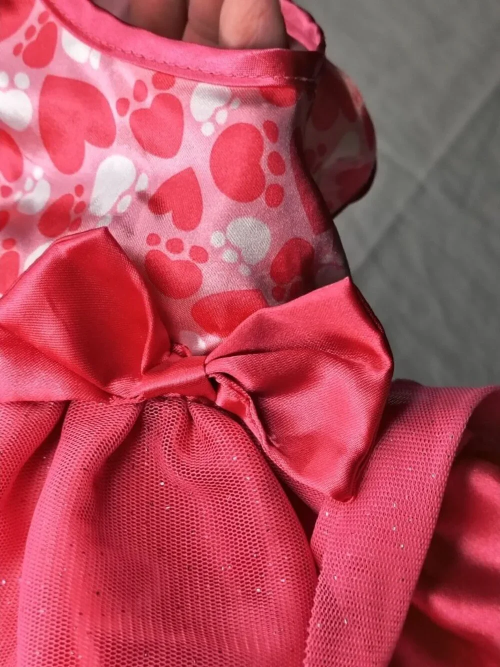 Build A Bear Pink Promise Pets Pink Hearts Dress